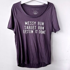 Grayson Threads Dark Purple Womans short sleeve Graphic Tee